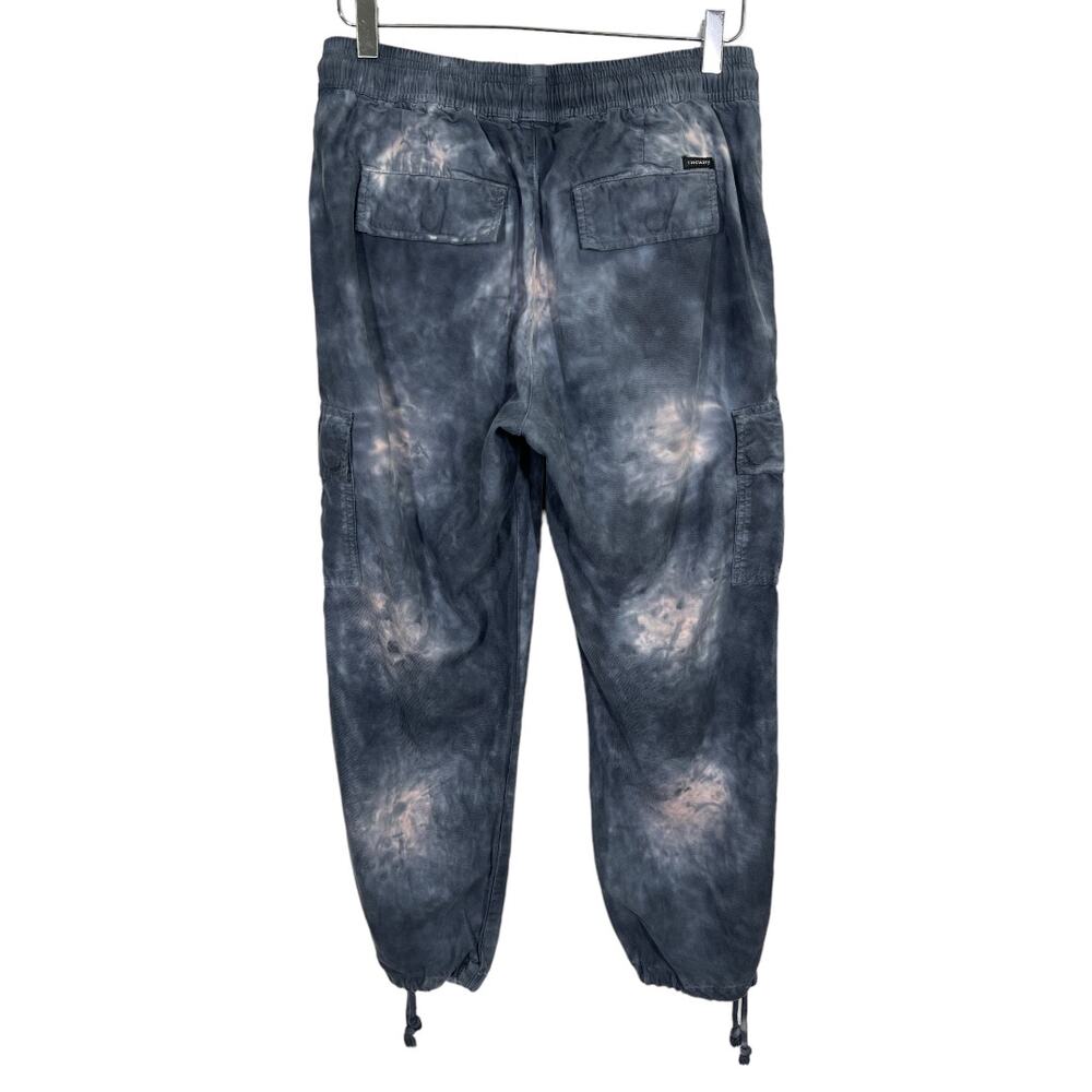Sanctuary X Anthropologie Tie Dye Cargo Jogger Pants Large Navy Pink Casual - Picture 3 of 7